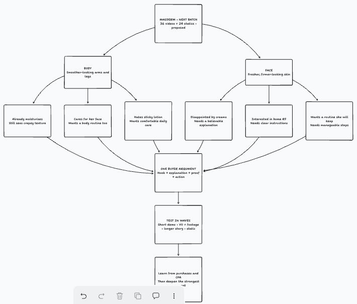 Masderm planning mind map